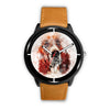 Basset Hound Dog Paint Art Print Wrist Watch