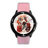 Basset Hound Dog Paint Art Print Wrist Watch