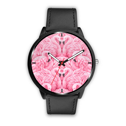 Flamingo Bird Print Wrist Watch