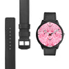 Flamingo Bird Print Wrist Watch