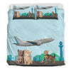 Cute Cats Print Bedding Sets