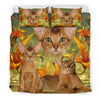 Cute Abyssinian Cat Print Bedding Set