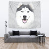 Amazing Siberian Husky Print Tapestry