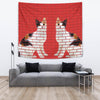 Japanese Bobtail Cat Print Tapestry