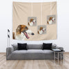 Borzoi Dog Print Tapestry