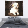 Shih poo Dog Print Tapestry