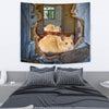 Golden Hamster Print Tapestry