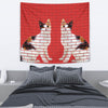 Japanese Bobtail Cat Print Tapestry