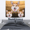 Pembroke Welsh Corgi Print Tapestry