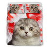 Scottish Fold Cat Print Bedding Set