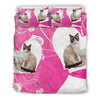 Snowshoe cat Print Bedding Set