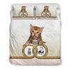 Cute Bengal Cat Print Bedding Set