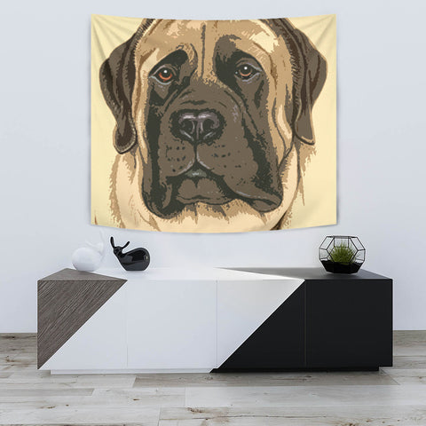 English Mastiff Dog Print Tapestry