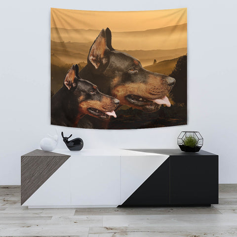 Doberman Pinscher Print Tapestry