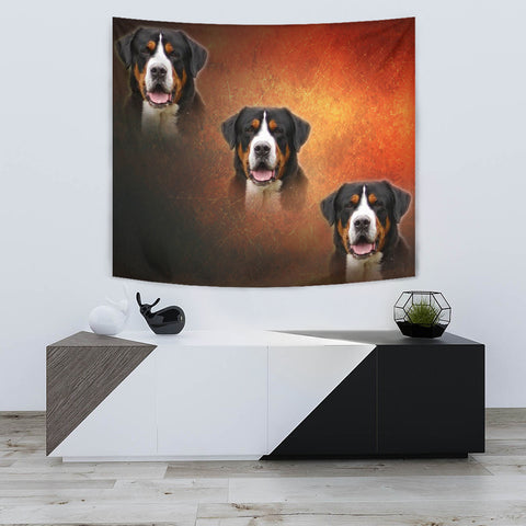 Entlebucher Mountain Dog Print Tapestry