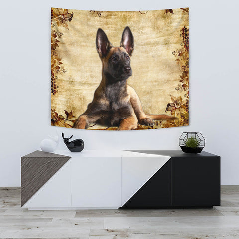 Cute Malinois Dog Print Tapestry