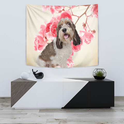 Petit Basset Griffon Vendeen Print Tapestry