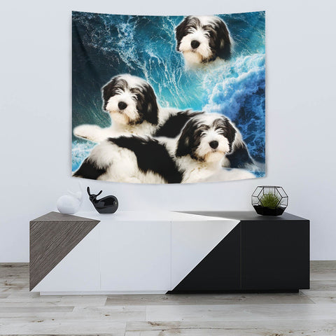 Polish Lowland Sheepdog Tapestry