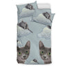 Korat Cat Print Bedding Set
