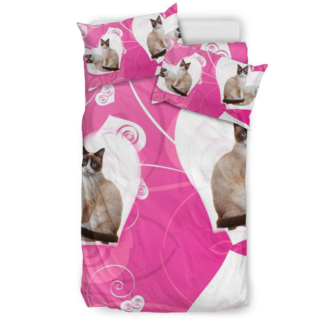 Snowshoe cat Print Bedding Set
