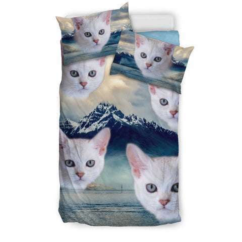Burmilla Cat Print Bedding Set