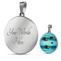 Achilles Tang Fish Print Luxury Circle Necklace