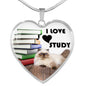 Himalayan Cat Heart Pendant Luxury Necklace