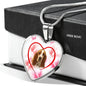 Basset Hound Print Luxury Necklace