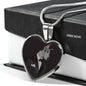 Amazing Great Dane Dog Print Heart Pendant Luxury Necklace
