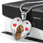 English Cocker Spaniel Print Luxury Necklace