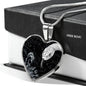 Amazing Snake Print Heart Pendant Luxury Necklace