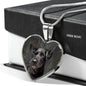Bouvier des Flandres Print Heart Pendant Luxury Necklace