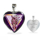Horse Designer Art Print Heart Charm Necklaces