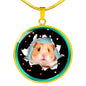 Syrian Hamster Print Luxury Necklace