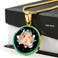 Syrian Hamster Print Luxury Necklace