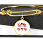 Japanese Chin Print Bangle