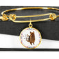 Amazing Australian Terrier Print Circle Print Luxury Bangle