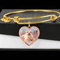 Norfolk Terrier Dog Heart Pendant Bangle