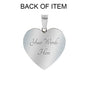Dachshund Dog Art Print Heart Pendant Bangle
