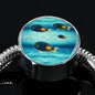 Achilles Tang Fish Print Luxury Circle Charm Bracelet