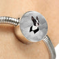 Boston Terrier Print Steel Bracelet