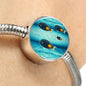Achilles Tang Fish Print Luxury Circle Charm Bracelet