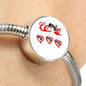 Japanese Chin Print Steel Bracelet