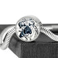South African Mastiff (Boerboel) Dog Print Circle Charm Steel Bracelet