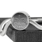 Morgan Horse Print Circle Charm Steel Bracelet