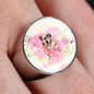 Bulldog Print Signet Ring