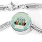 Yorkshire Terrier (Yorkie) Texas Print Bracelet