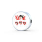 Japanese Chin Print Steel Bracelet