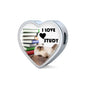 Himalayan Cat Print Heart Charm Steel Bracelet