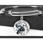 South African Mastiff (Boerboel) Dog Print Circle Pendant Luxury Bangle